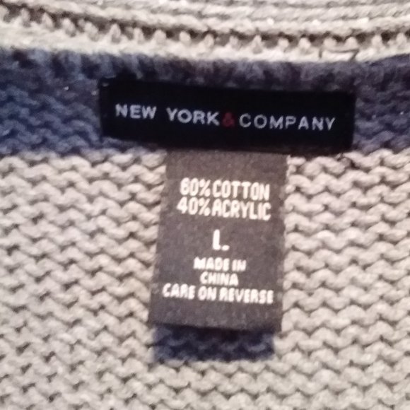 NEW YORK & COMPANY Sleeveless Cardigan with Belt - Picture 2 of 6